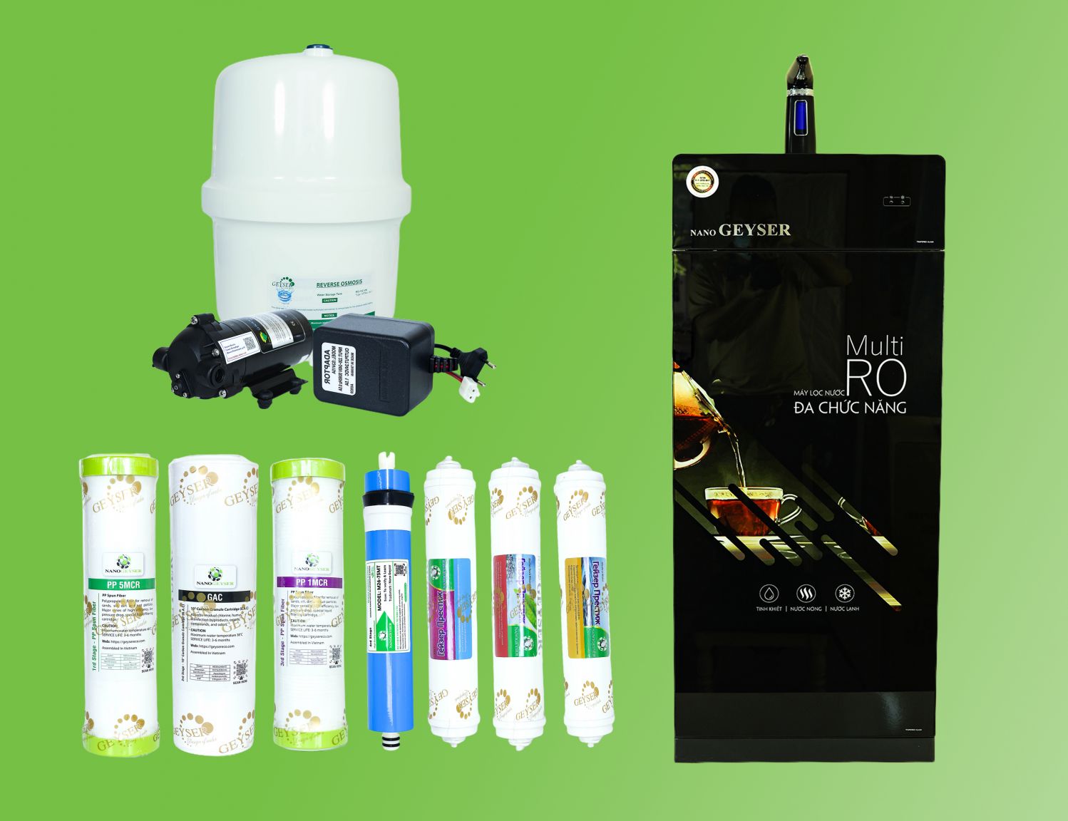 Máy lọc nước Nano nóng lạnh và những điều bạn cần biết