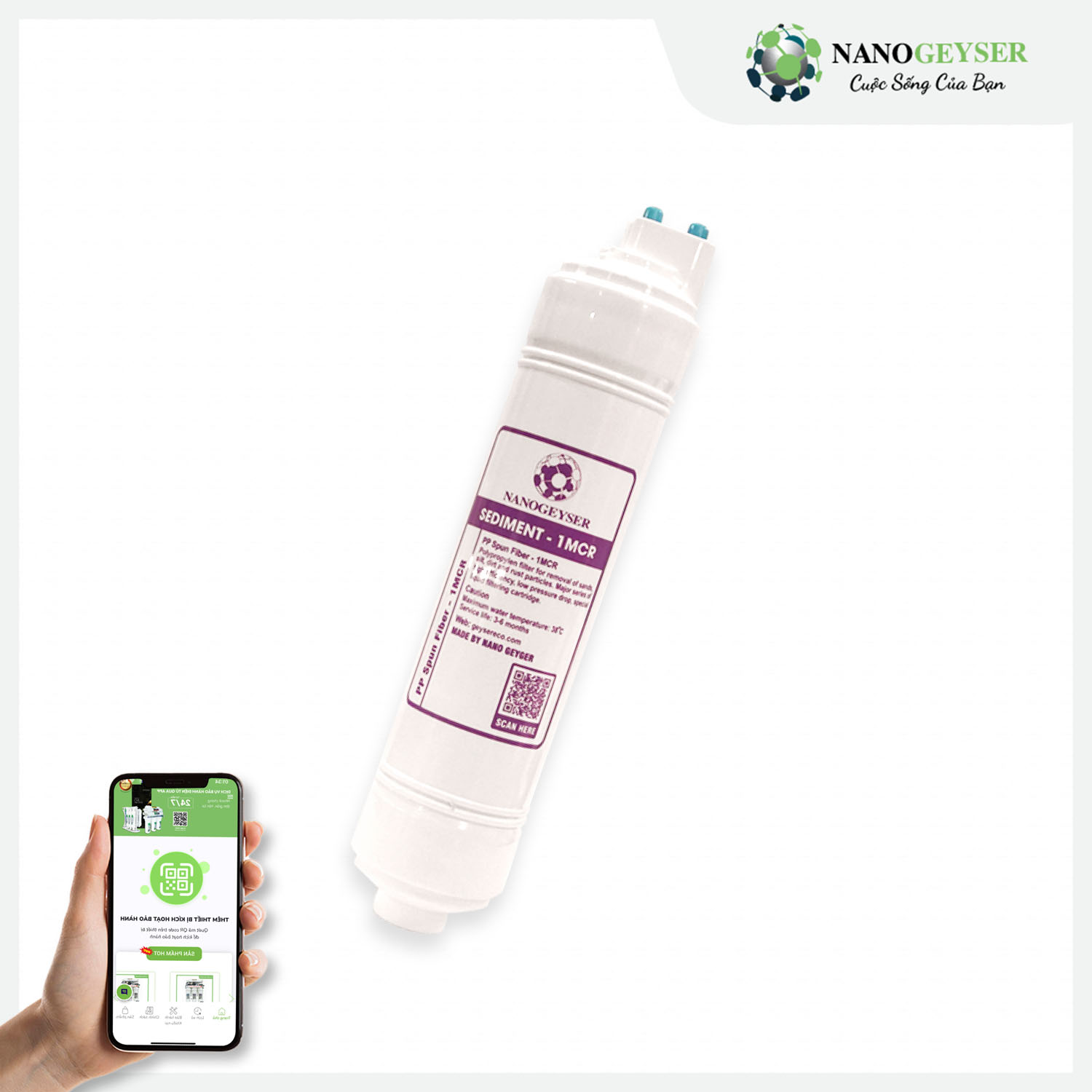 Lõi Sediment 1MCR Nano Geyser