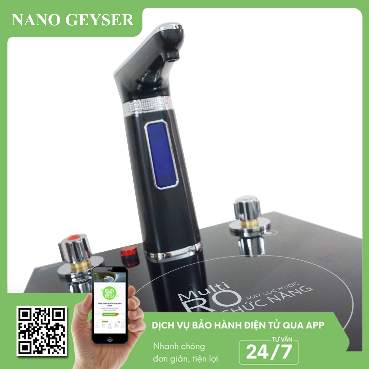 Máy lọc nước Nóng Nguội Nano Geyser GB20 - 7 cấp