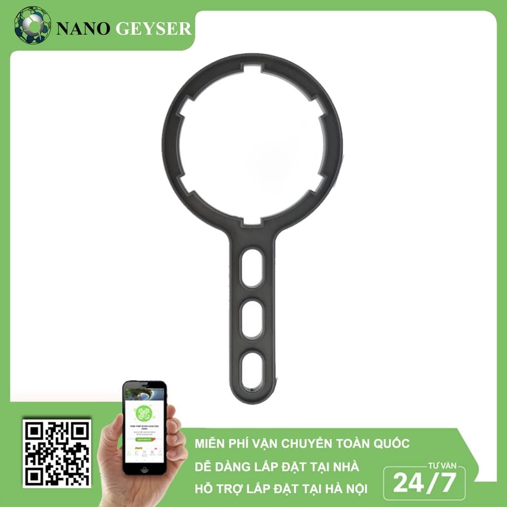 Tay vặn cốc lọc 20in